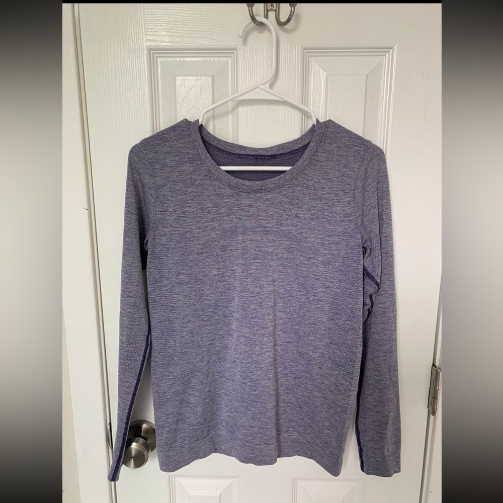 LULULEMON Purple Blue Long Sleeve Athletic Shirt